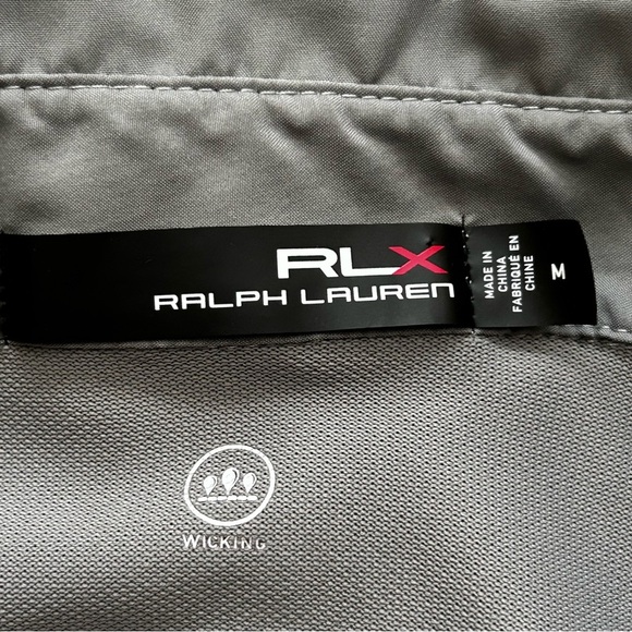 Ralph Lauren RLX Golf Gray Long Sleeve Polo - Picture 2 of 7